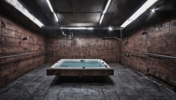 A dynamic view of a indoors in scenery