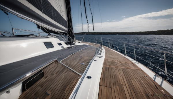 A stunning view of a boat in day
