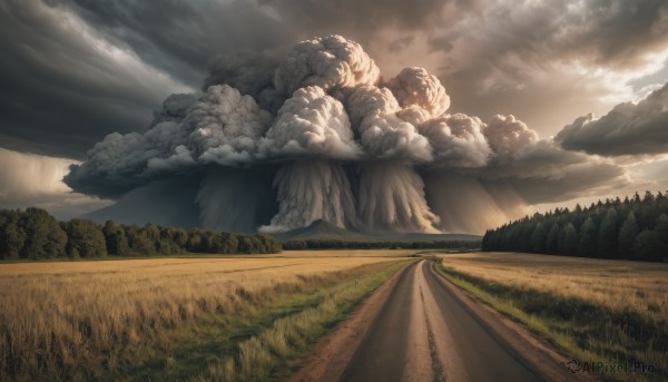 A ethereal day showcasing a landscape