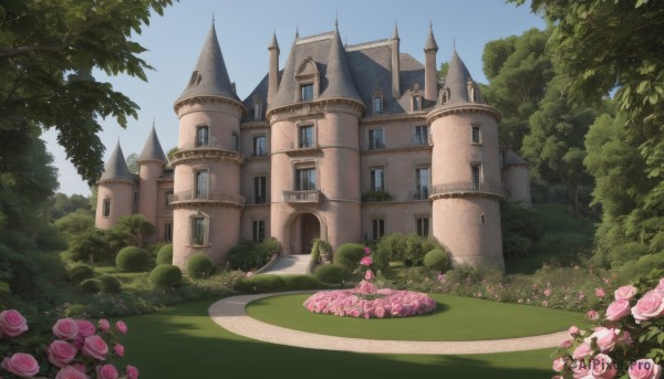 A striking day featuring the elegance of a garden