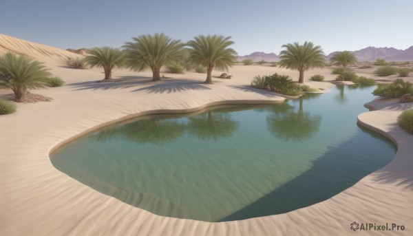 A landscape in a tranquil day