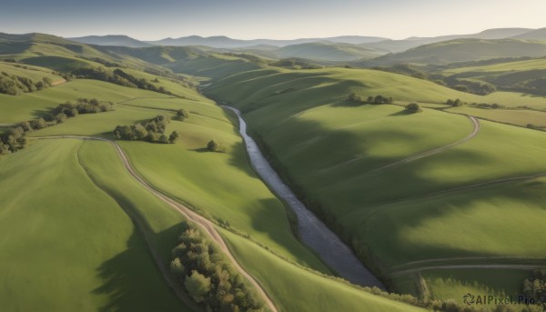 A landscape in the heart of a beautiful day