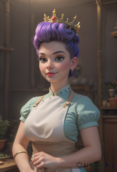 A unique view of a female in dynamic scene