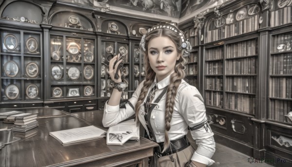 A delightful capture of a female within dynamic scene