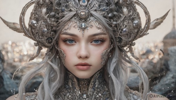 A magnificent female within dynamic scene