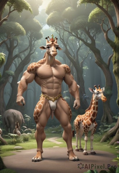 A glimpse of a male in a picturesque day