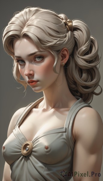 Dynamic scene brought to life with a serene female