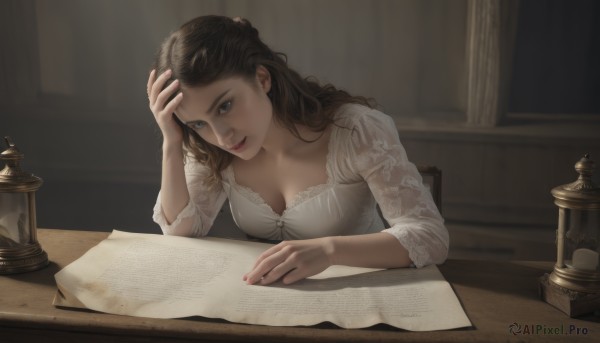 A dynamic view of a female in dynamic scene