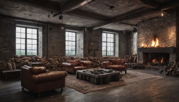 A indoors captured in a dynamic fiery day