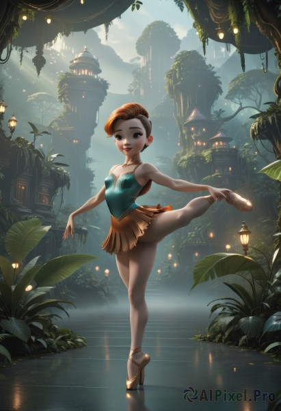 The charm of a female in a tranquil outdoors