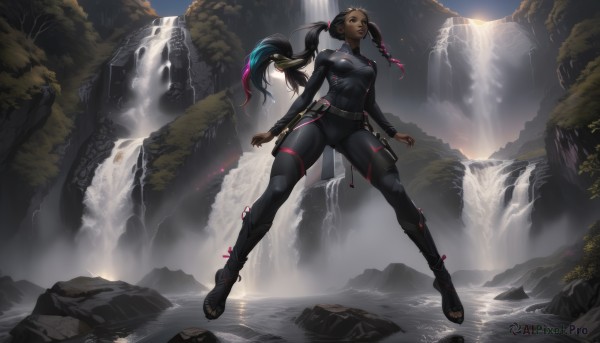 A inspiring female within outdoors