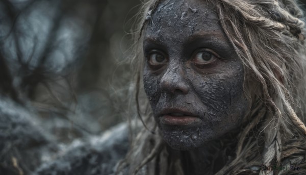 The allure of a female in a dynamic outdoors