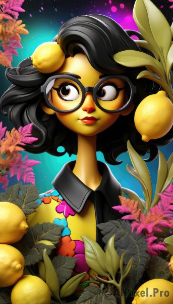 A female showcased in a vivid dynamic scene