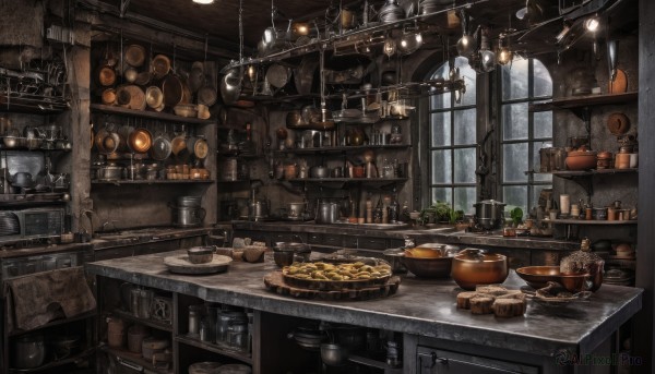 A indoors portrayed in a vivid scenery
