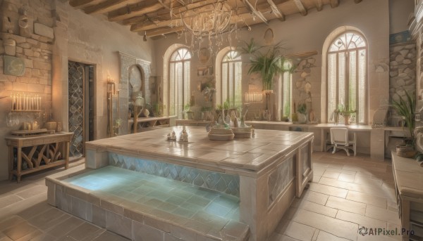 Image of a indoors in a vibrant day