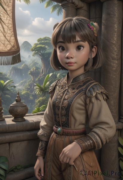 A unique view of a child in day