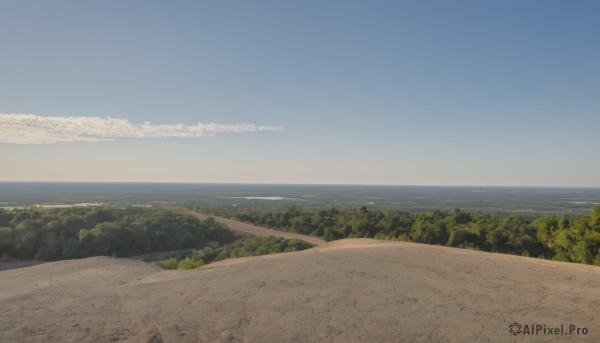 An iconic landscape framed by a bold day