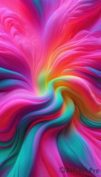 A stunning portrayal of a female in a lush dynamic scene