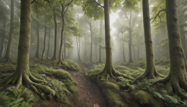 A ethereal day featuring a landscape