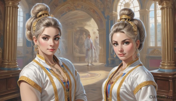 The allure of a female in a dynamic day