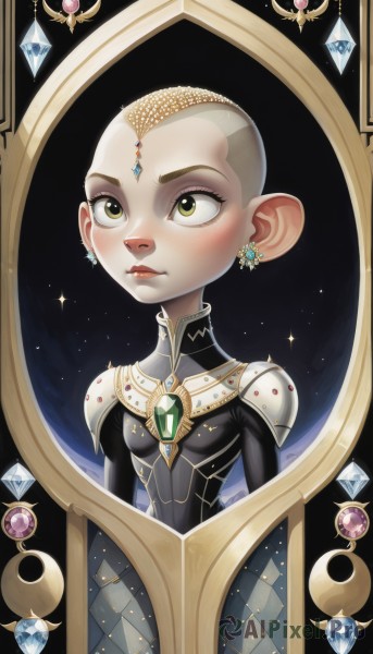 Image of a alien in a beautiful dynamic scene