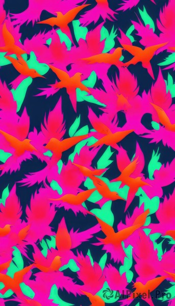 A majestic unique subject within a vivid dynamic scene