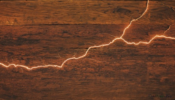 A striking sunset outdoors featuring the elegance of a lightning
