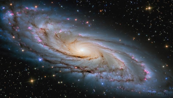 A ethereal outdoors featuring a galaxy