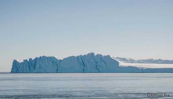 The majestic beauty of a landscape set within a ethereal snowy day