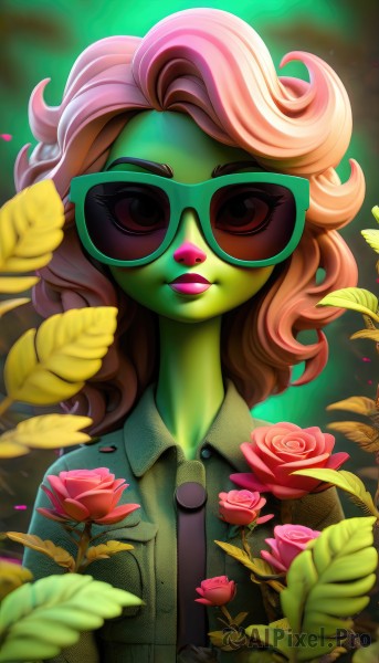 Dynamic scene brought to life with a captivating female