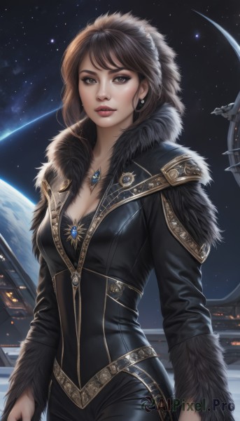 A female surrounded by a serene outdoors