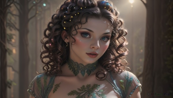A female in a serene day