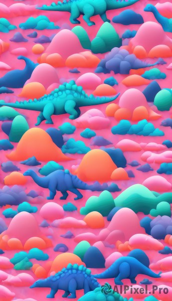 A dragon caught in a vivid outdoors