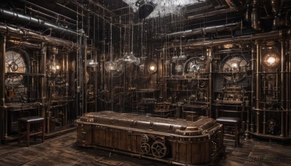 The beauty of a indoors set in a enchanting rainy scenery