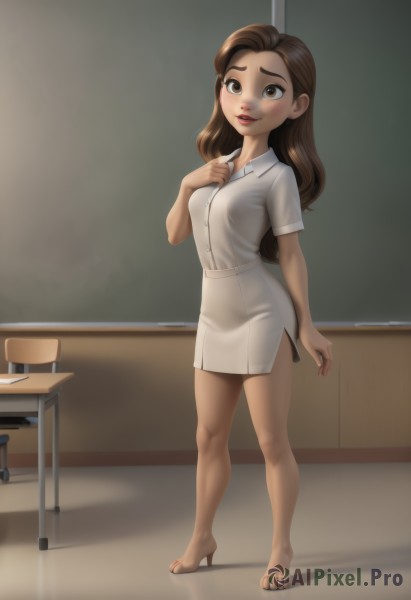 The majestic beauty of a female set within a calm dynamic scene