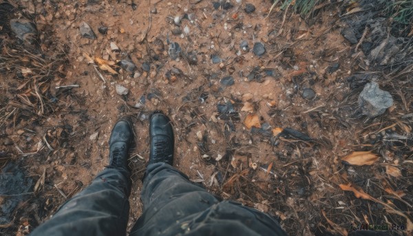 The charm of a male in a bold outdoors