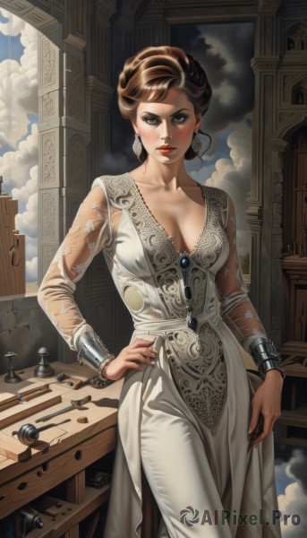 A stunning portrayal of a female in a calm day
