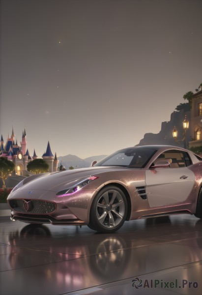 A delightful capture of a motor vehicle within outdoors