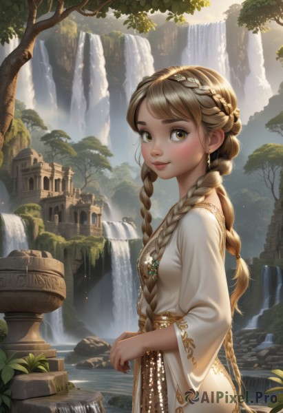 A female portrayed in a inviting day