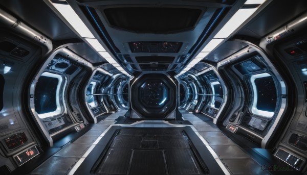 A graceful view of a spacecraft in scenery