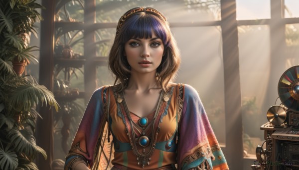 A female in the heart of a majestic day