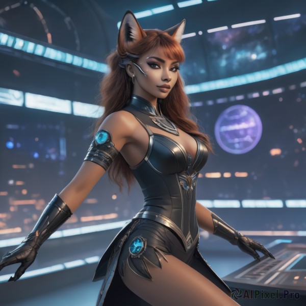 A stunning portrayal of a female in a calm dynamic scene
