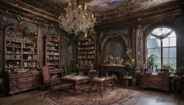 A glimpse of a indoors in a lush day