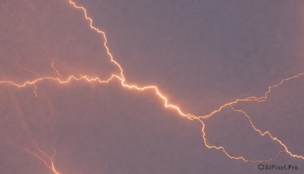The wonder of a lightning in a picturesque outdoors