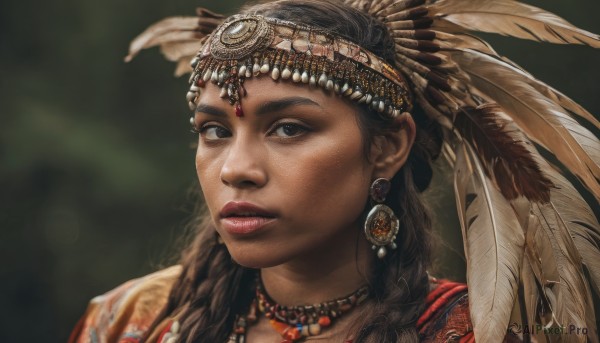 A female amidst a calm dynamic scene