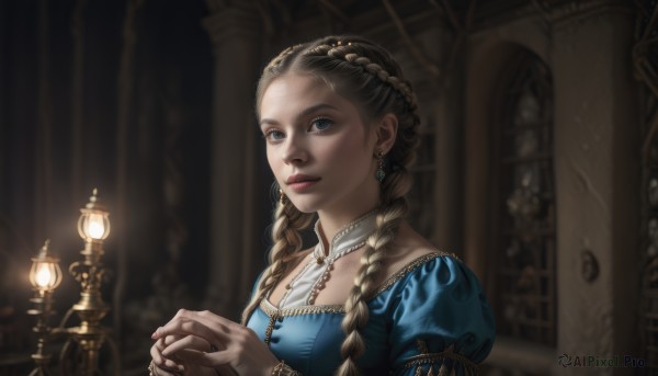 A magnificent female within dynamic scene