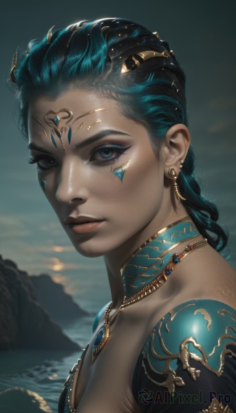 A female surrounded by a serene outdoors