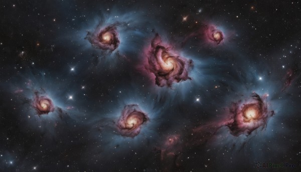 A stunning galaxy within a vivid outdoors