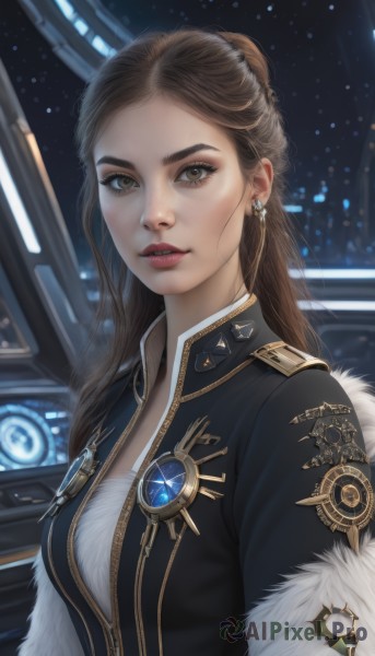A female captured beautifully in a inviting dynamic scene