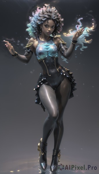 A stunning portrayal of a female in a breathtaking dynamic scene